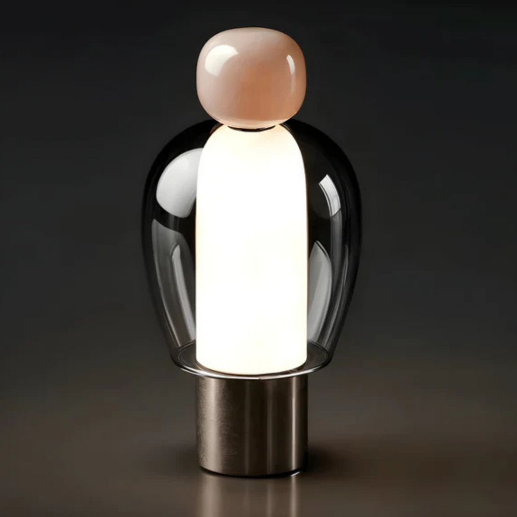 Clarita - Luksuriøs LED Bordlampe | Trådløs og Oppladbar