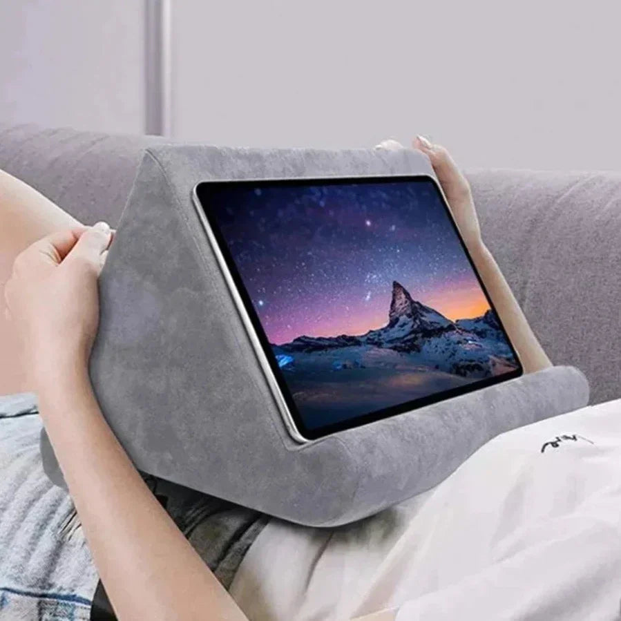 Pohodlný držák na tablet a čtečku e-knih - relaxační podložka