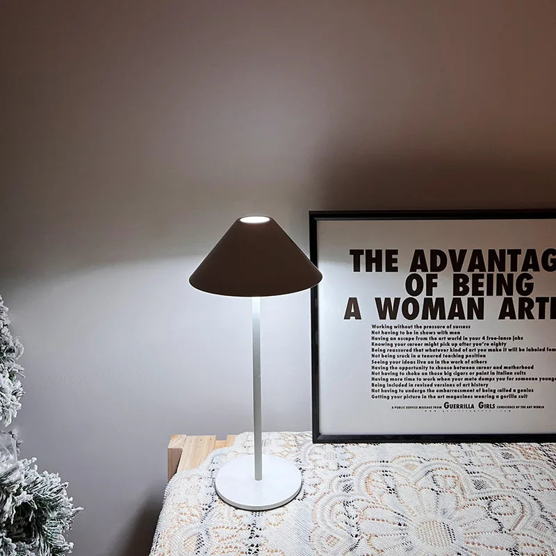 Candeeiro de mesa recarregável sem fios