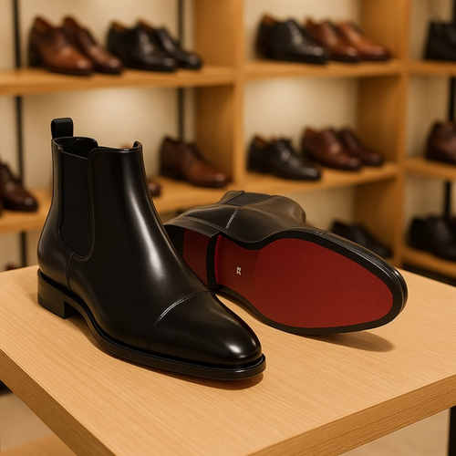 Crispin | Pravé kožené chelsea boty