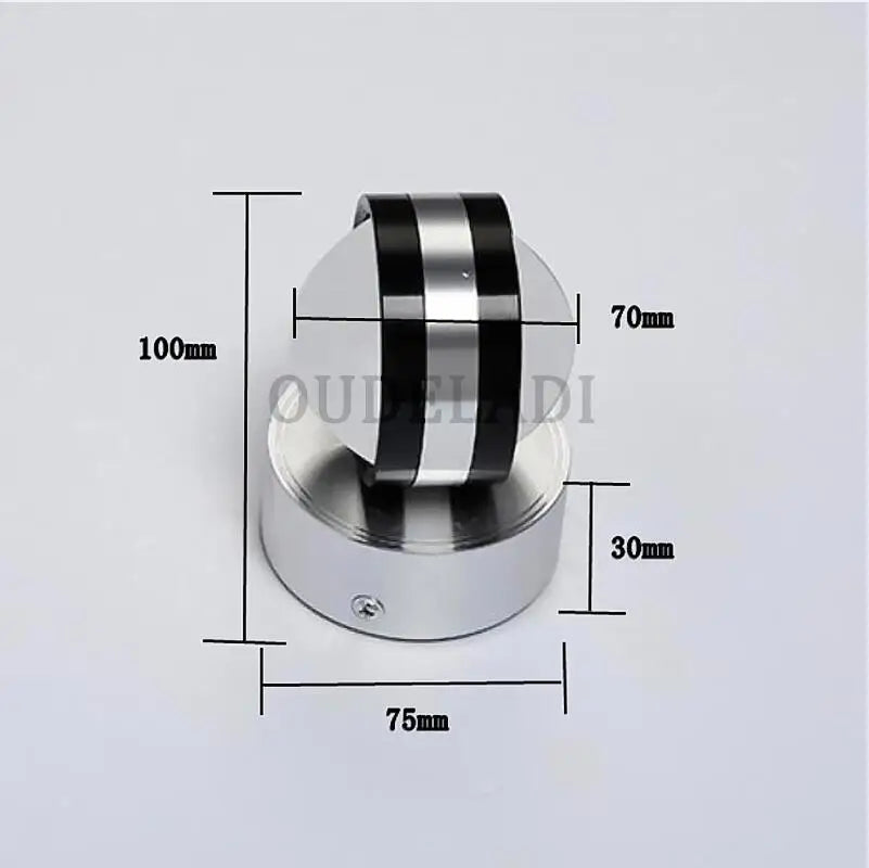 Aurelin Crystal LED vegglampe med prismatisk glød