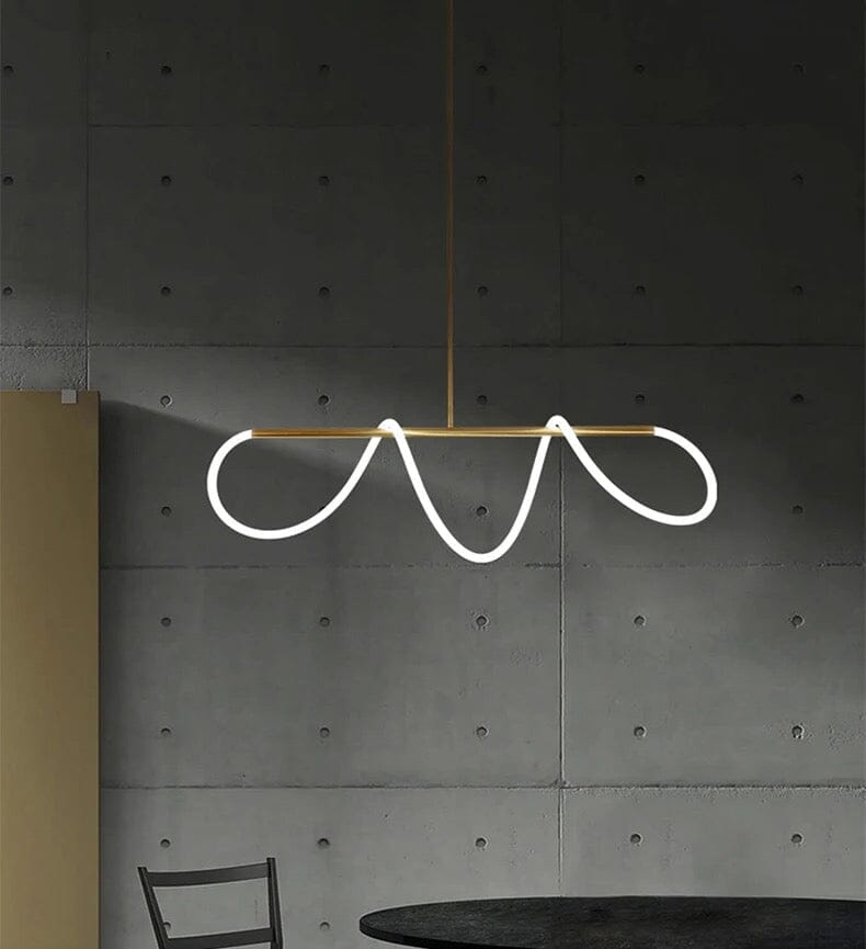 Novais Spiral Pendant Light For Modern Interiors With LED Glow