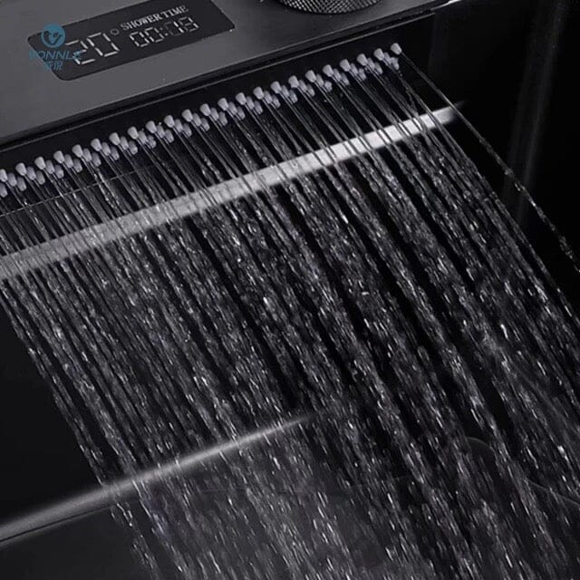 Marinova | Stainless Steel Waterfall Digital Kitchen Faucet
