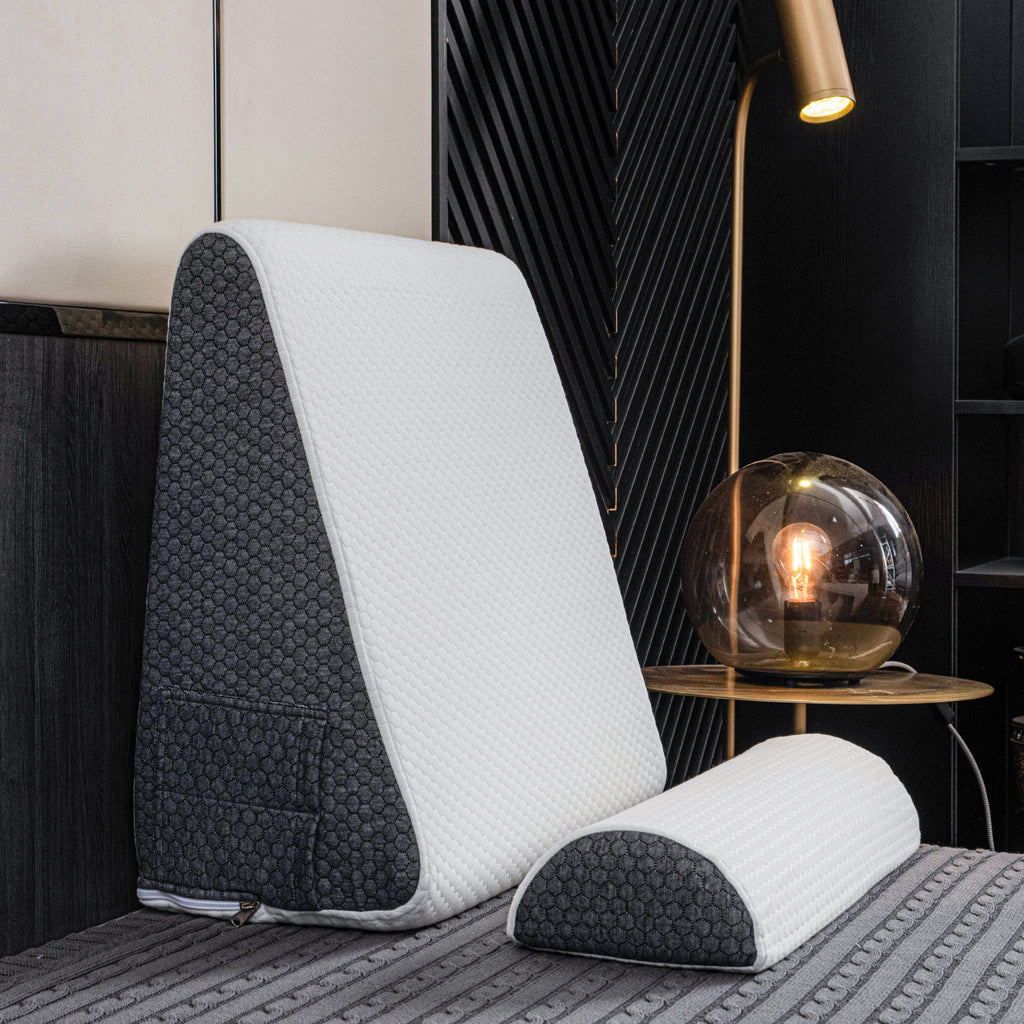 Prémiový klínový polštář – Zlepšete svůj spánek a dýchejte snadněji