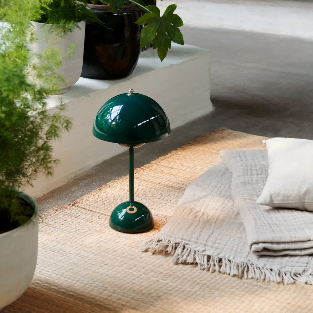 LumaFung Mushroom LED Ambient Table Lamp With Warm Glow