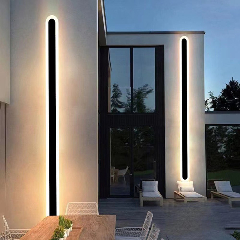 Edgardo | Outdoor wall light made of aluminum and acrylic – IP65 waterproof, minimalist design