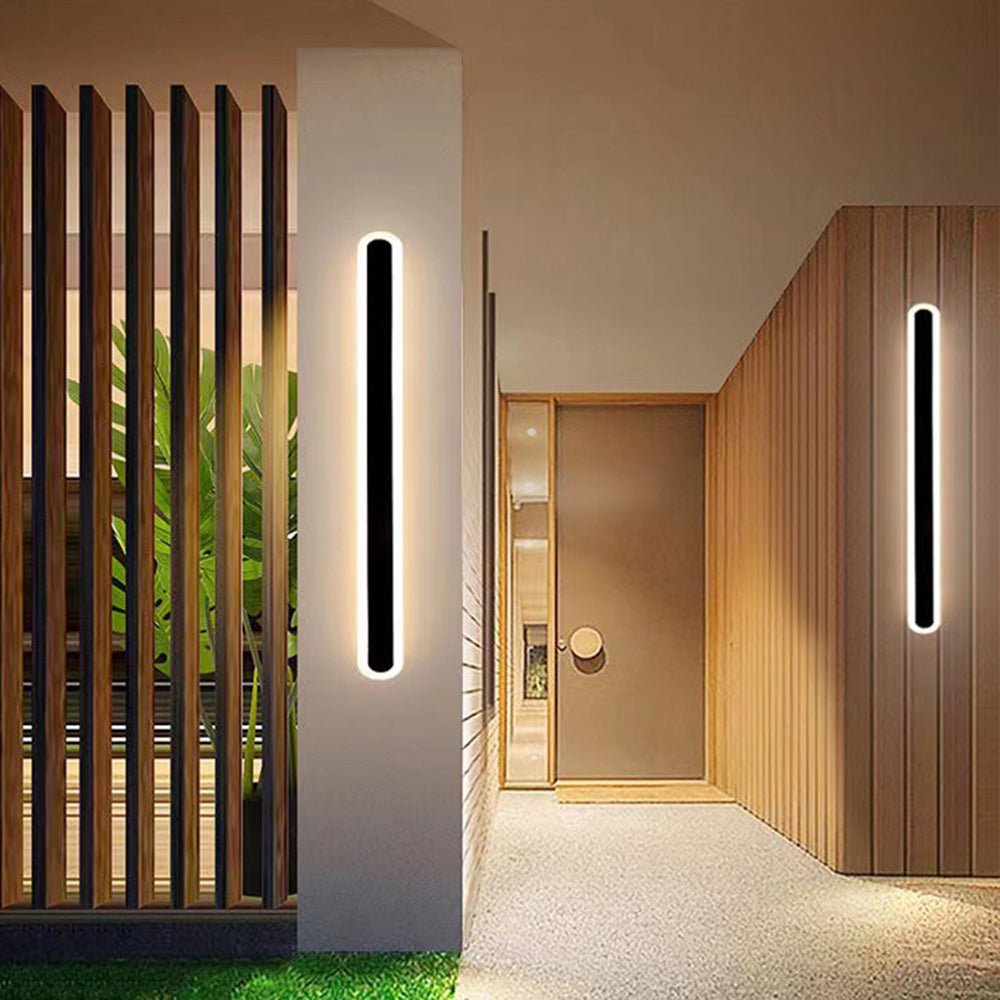 Edgardo | Outdoor wall light made of aluminum and acrylic – IP65 waterproof, minimalist design