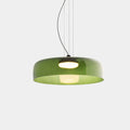 Elegant glass pendant light with LED 0