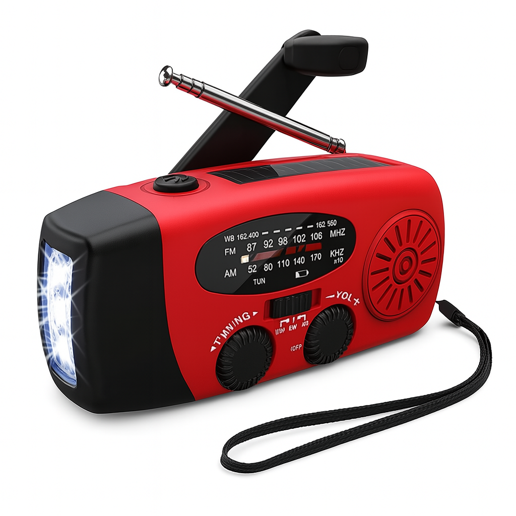 Emergency Radio Original – Crank, Solar & Powerbank