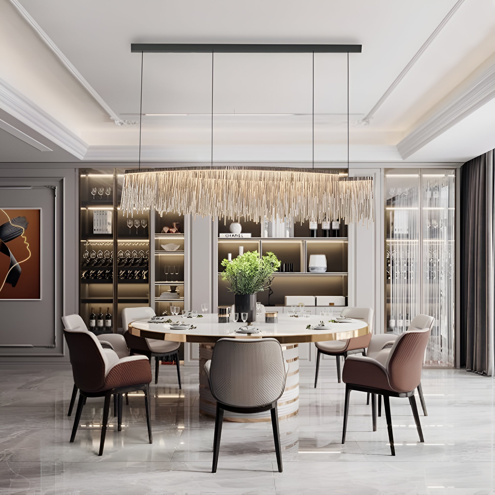 Levana Tassel Chandelier