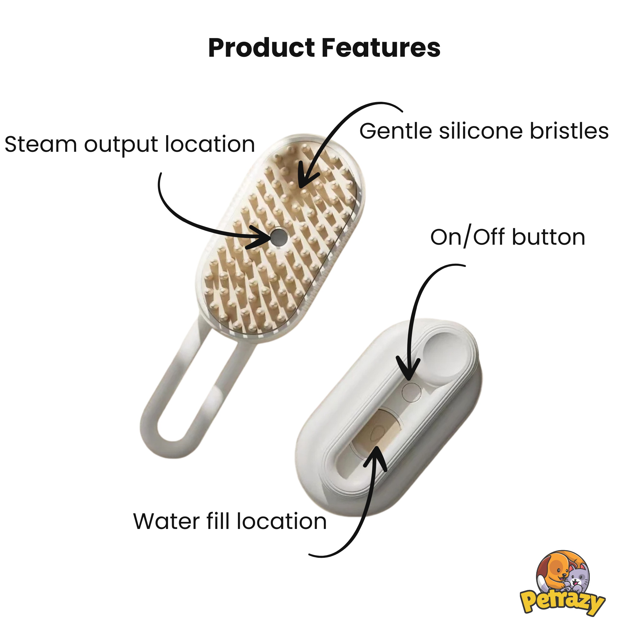 Pet Steam Brush