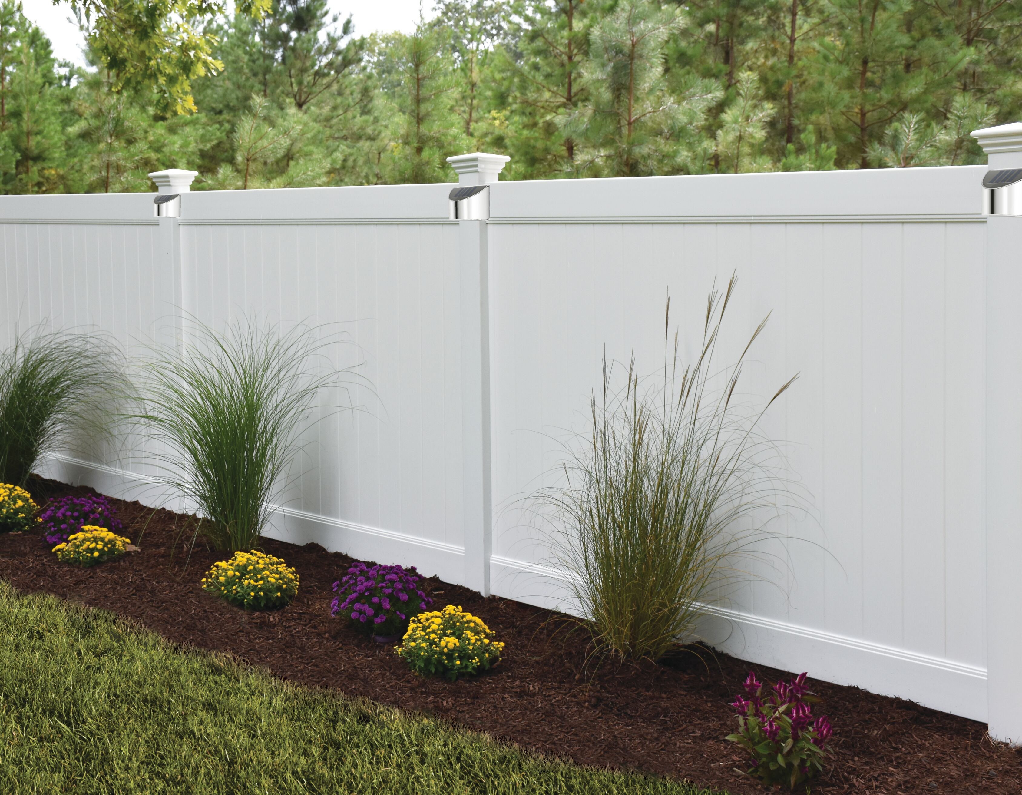 Solara Rustfritt Stål Solcelle LED Vegglampe Vanntett