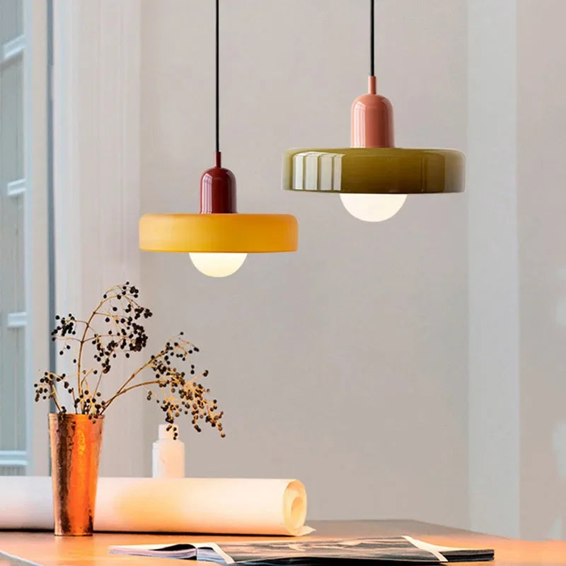 Flower pot pendant lamp