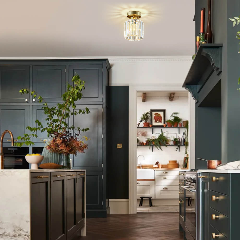 吸顶灯 | 水晶玻璃灯罩