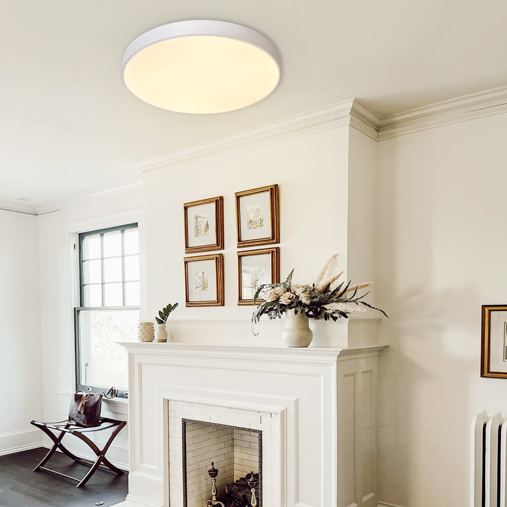 嵌入式吸顶灯 | 现代LED家用照明设计