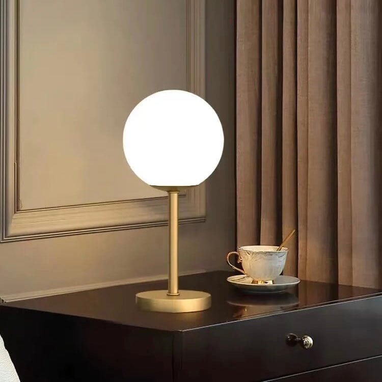 Aurelia Gold Desk Lamp Contemporary Italian Inspired Table Lamp