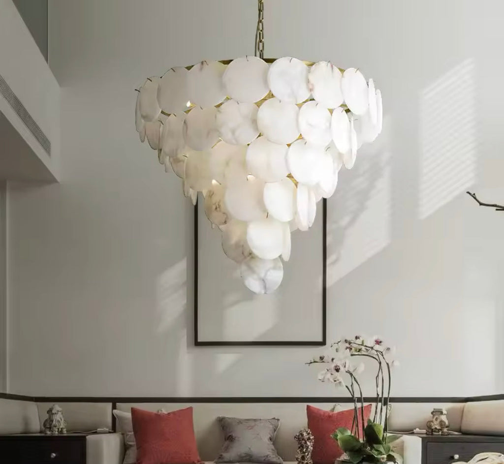 Sylvara Frosted Glass Lamp With Soft Ambient Glow for Living Room