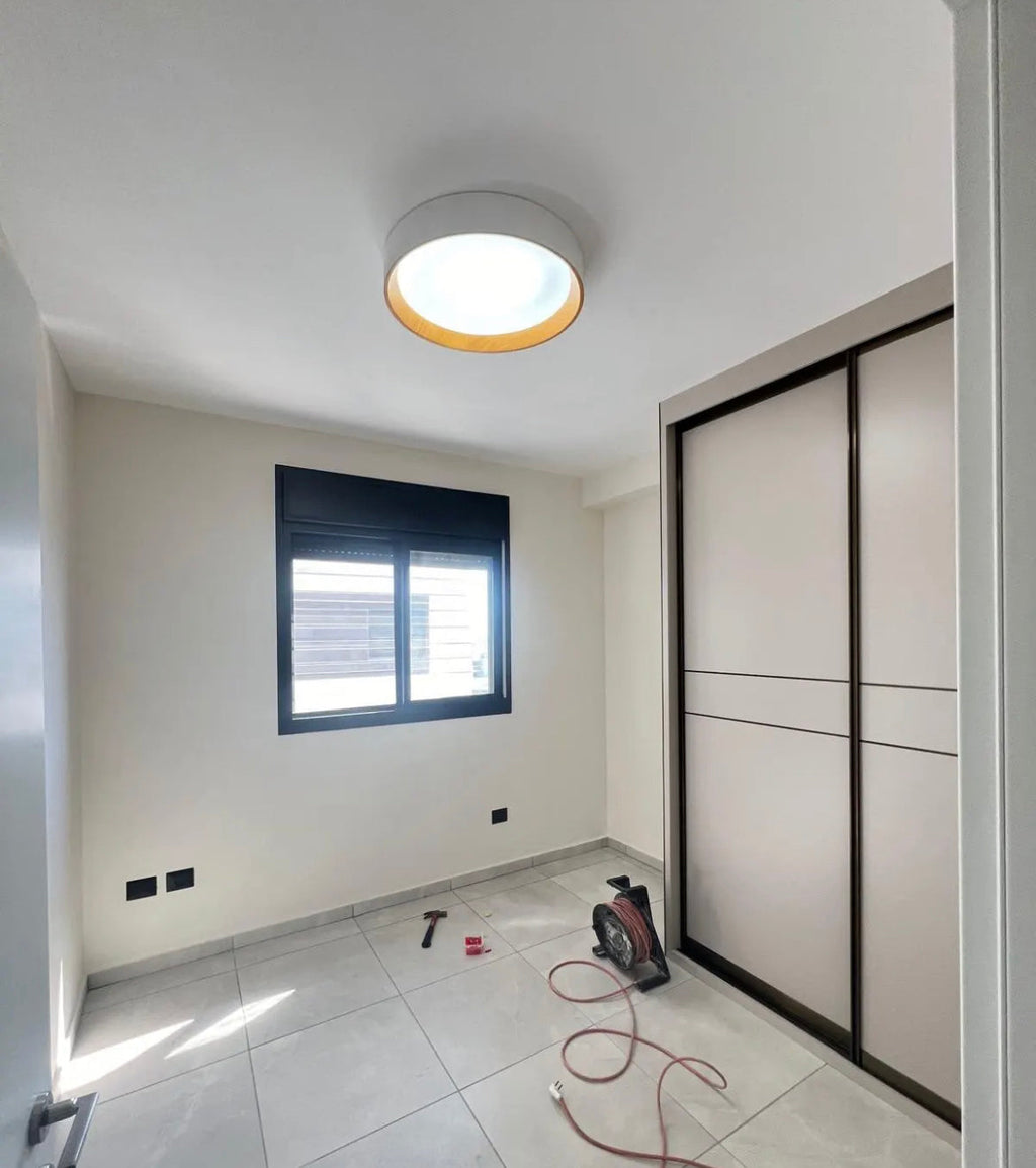 NovaLume Woodgrain Ambient Flush Mount Ceiling Lights