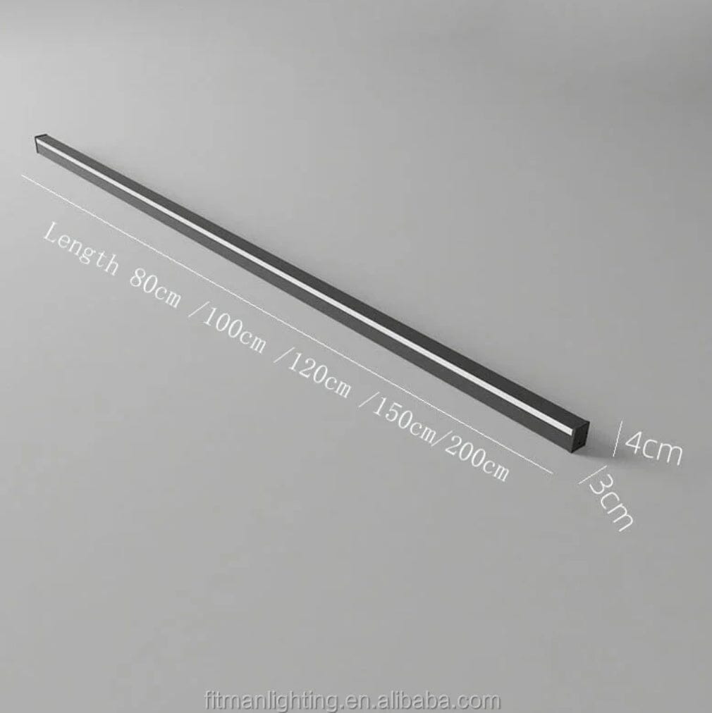 LyraNord LED Linear Wall Light With Aluminum Body And Acrylic Shade