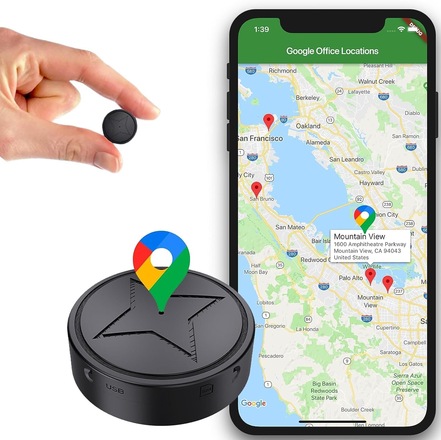 GPS Tracker | Magnetic Mini Tracking Device