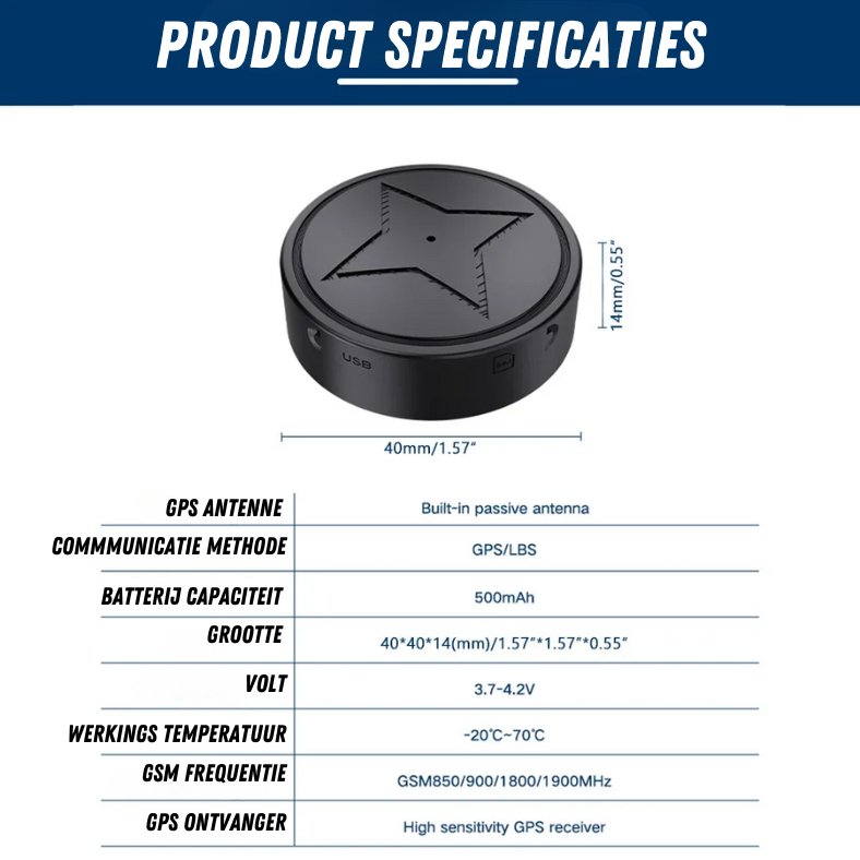 GPS Tracker | Magnetic Mini Tracking Device