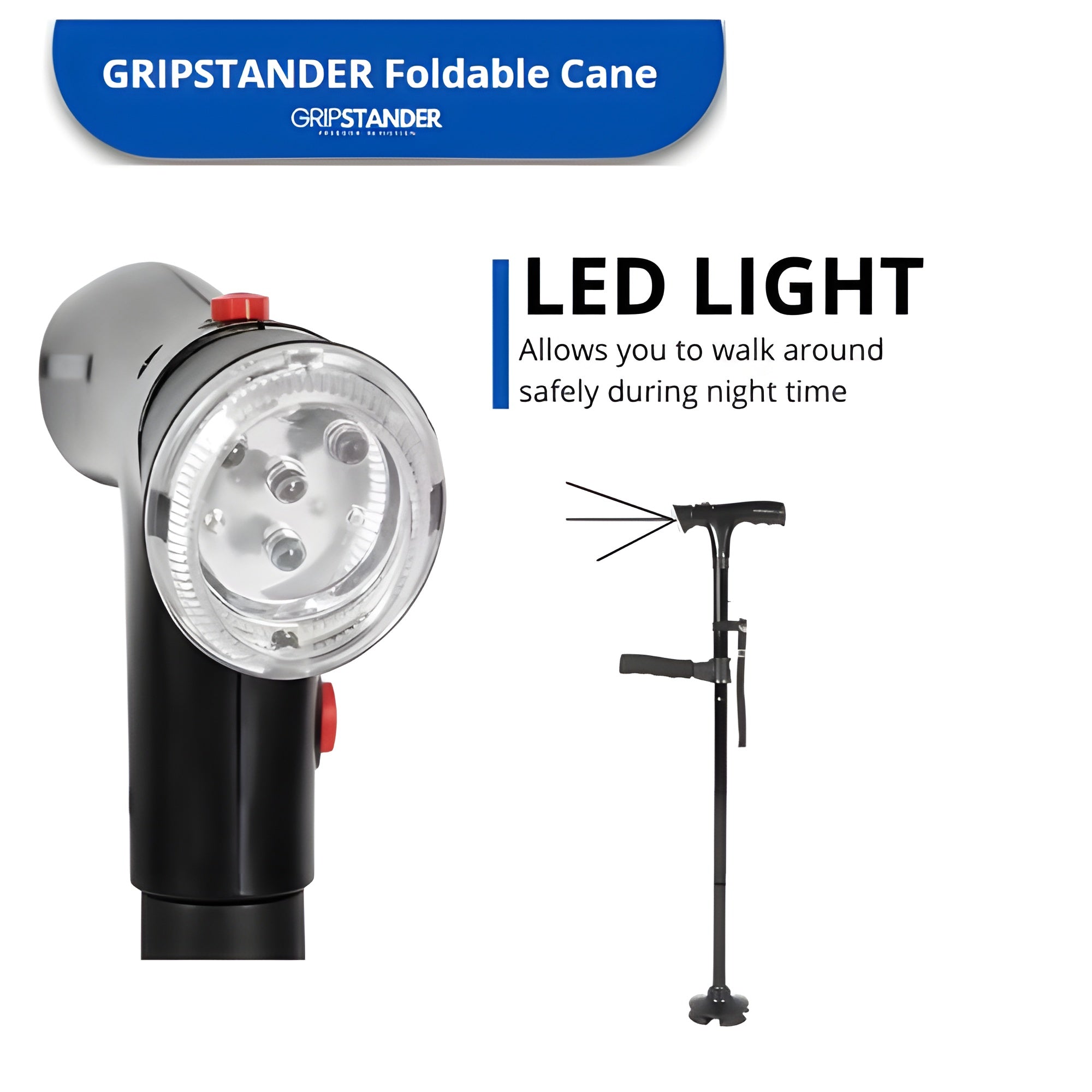 Grip Perfect™ | FOLDABLE WALKING CANE