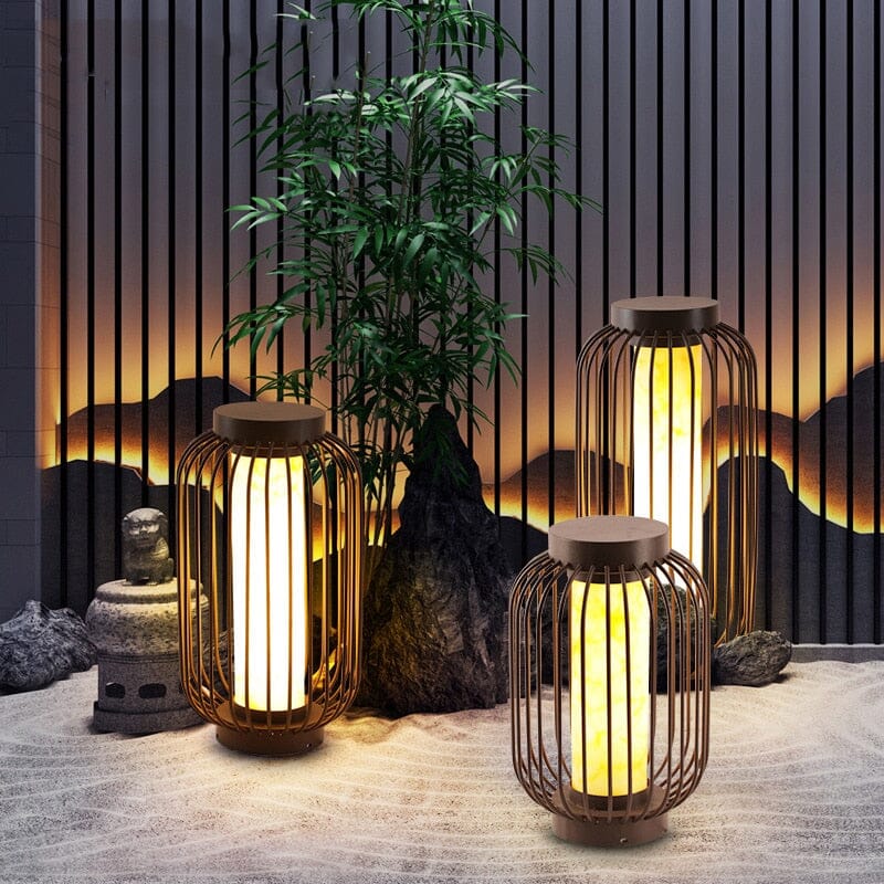 Novae Cage Lanterns Waterproof Outdoor Lighting for Patios