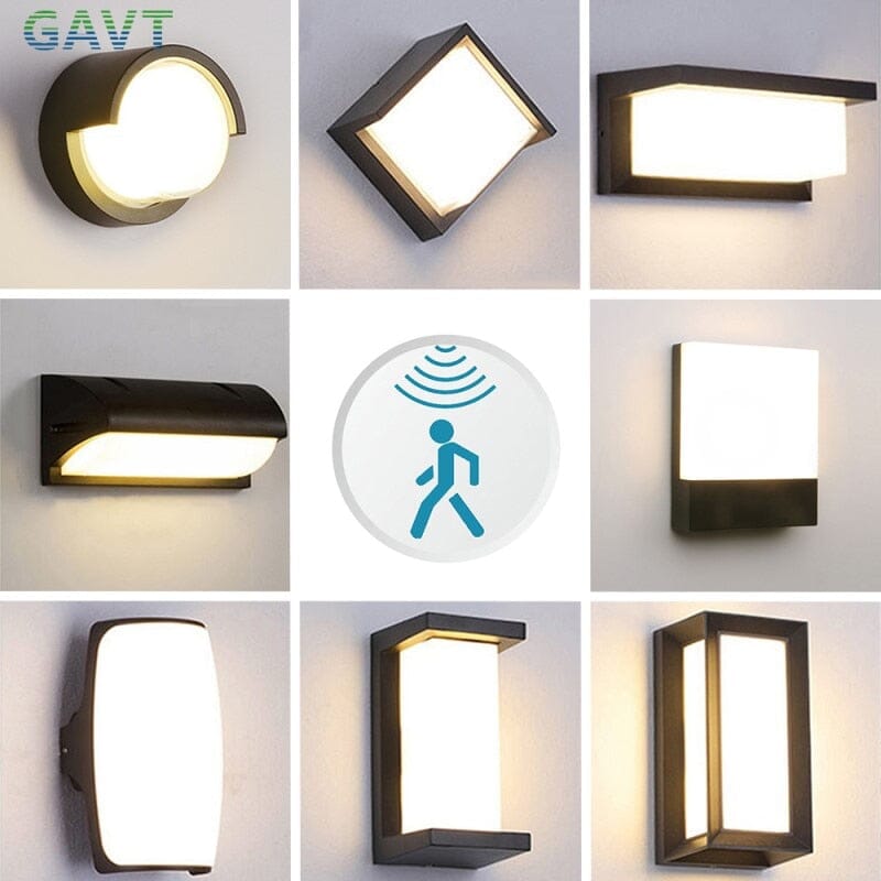 Waterproof Motion Activated LED Lights for Outdoor Walls