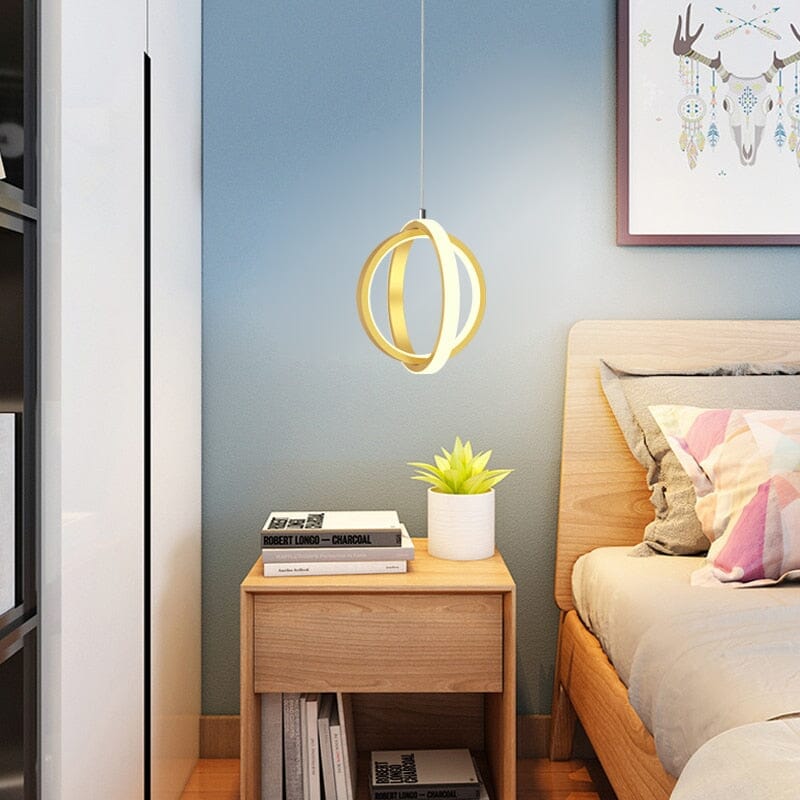 Lyren Nickel Finished Mini Pendant Lights With Forged Aluminum Body