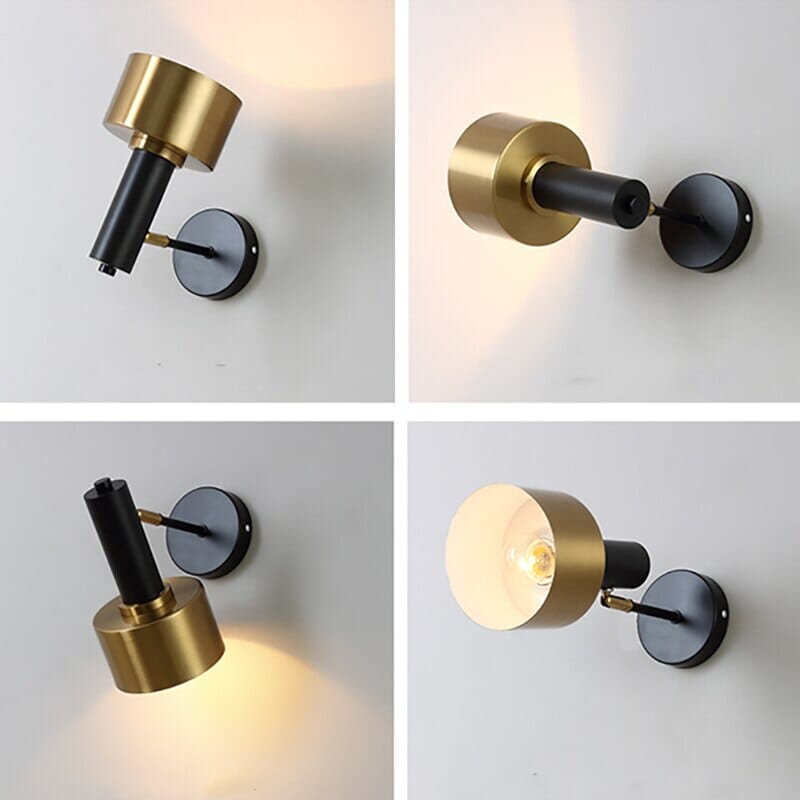 Novae Wall Lamps Modern LED Fixtures In Gold And Black