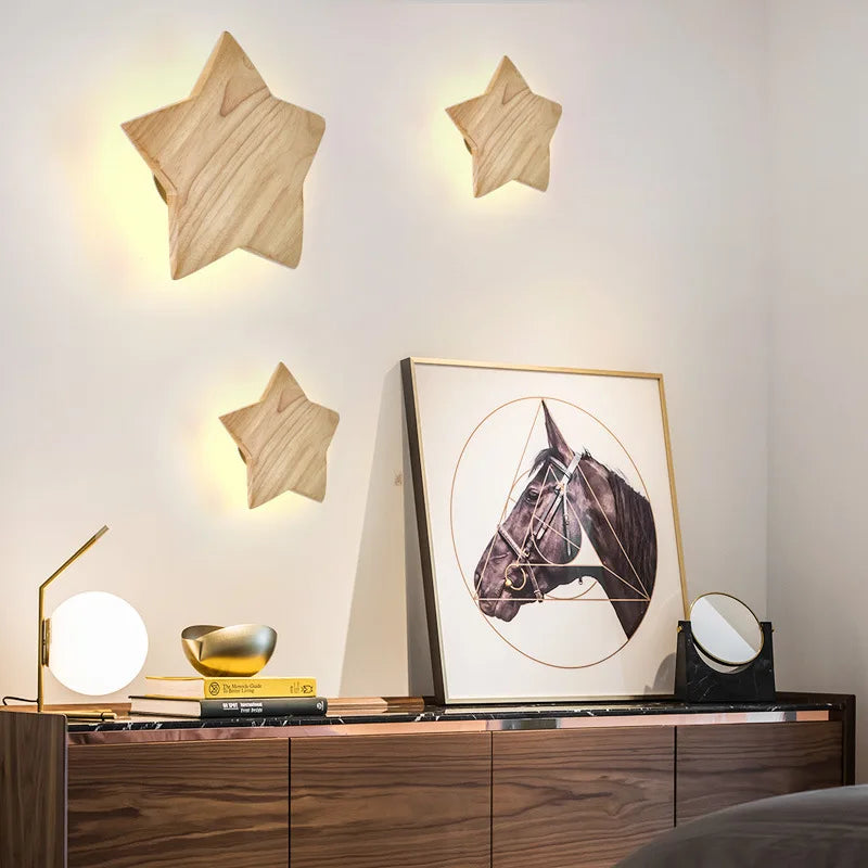 Celestia Star Wall Light With Warm LED Glow For Kids Room