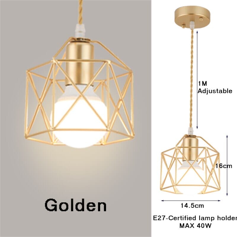 Velori Retro Pendant Light With Iron Finish For Any Room