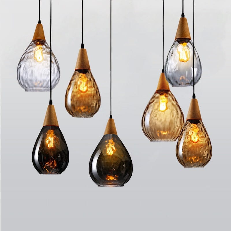 Liora Glass Pendant Lights in Nordic Handmade Style