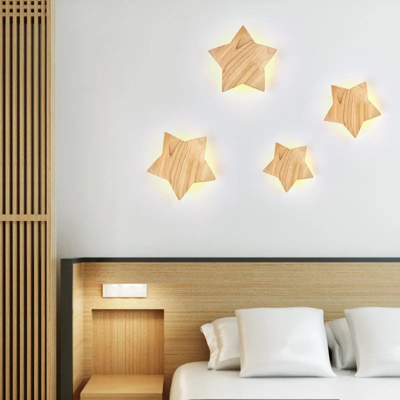 Celestia Star Wall Light With Warm LED Glow For Kids Room