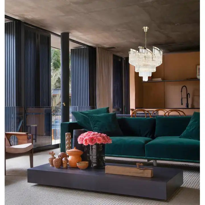 Aurelia Crystal Chandelier With Light Gold Finish And Polished Hardware