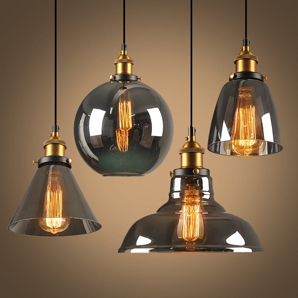 Handcrafted European Pendant Lamps In Nordic Vintage Loft Style