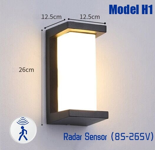Waterproof Motion Activated LED Lights for Outdoor Walls