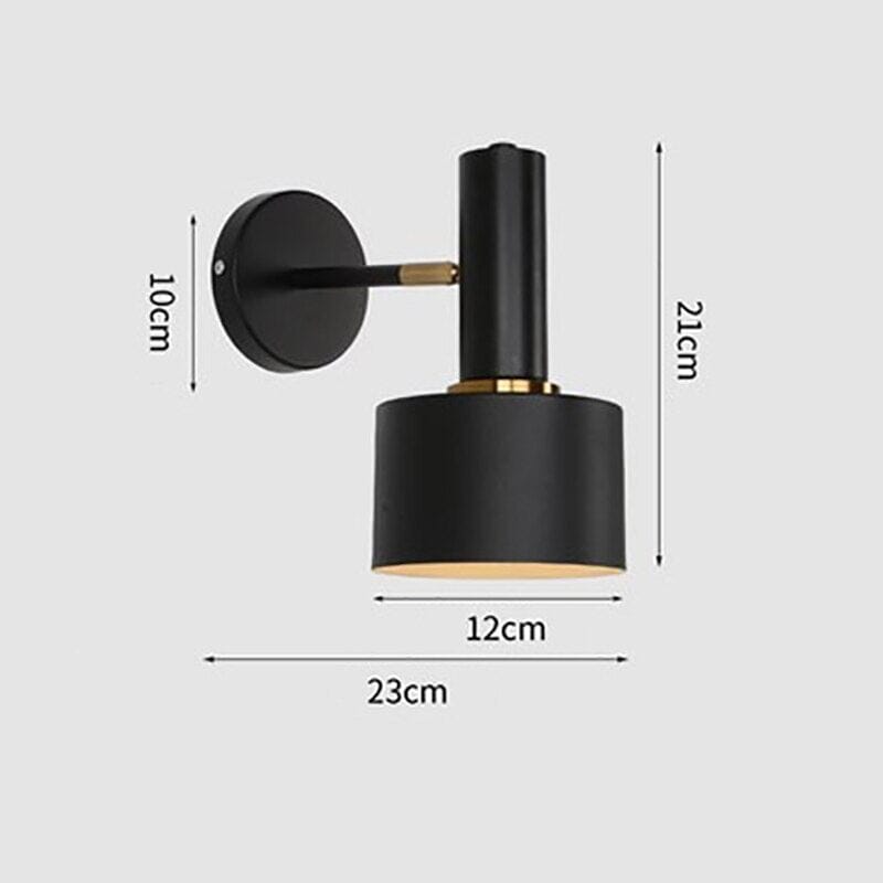 Novae Wall Lamps Modern LED Fixtures In Gold And Black