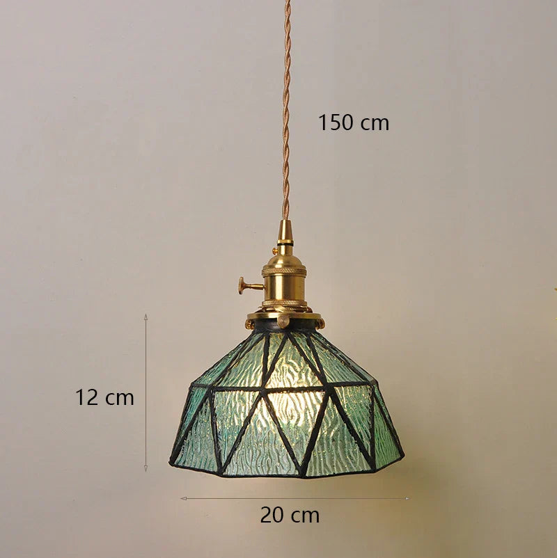 Lyra Vintage Loft Inspired Dome Pendant Lights With Glass And Copper Finish