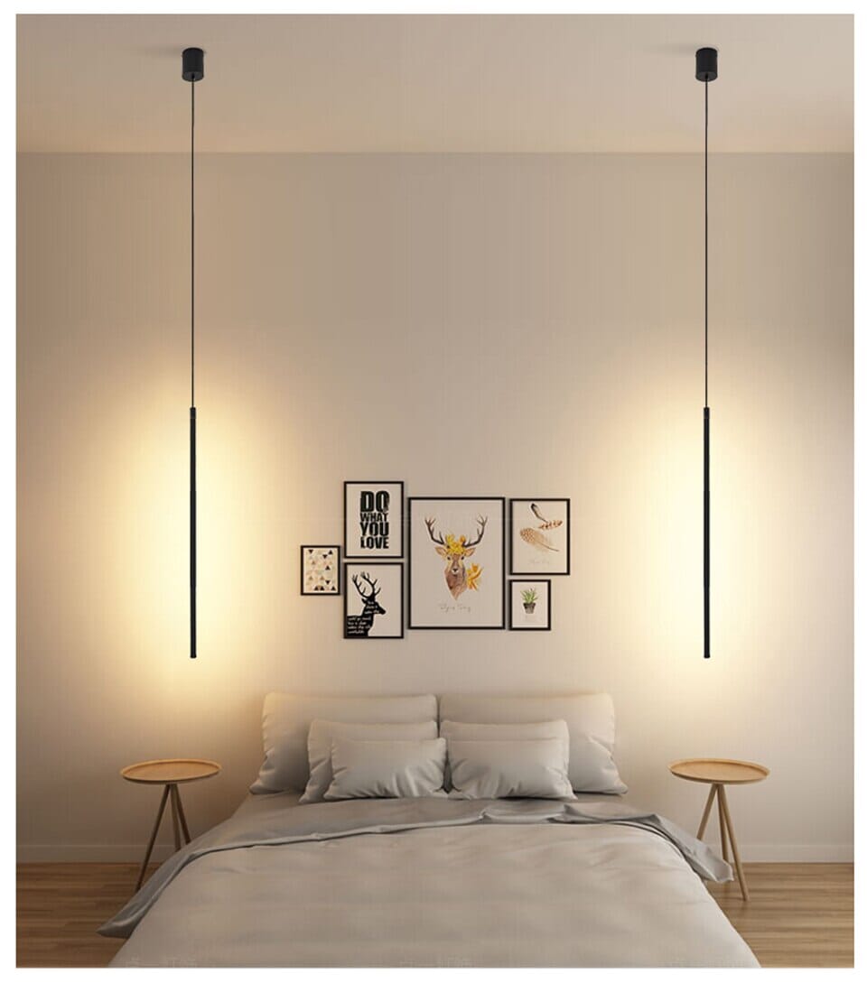 Lunara Premium Linear LED Pole Lights For Bedroom Ambience