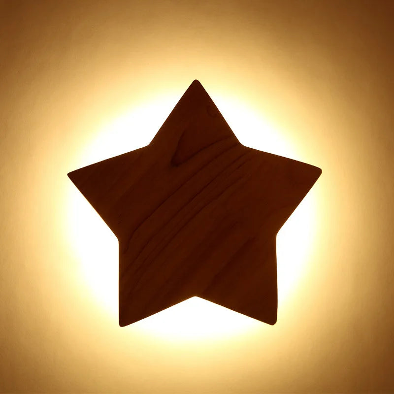 Celestia Star Wall Light With Warm LED Glow For Kids Room