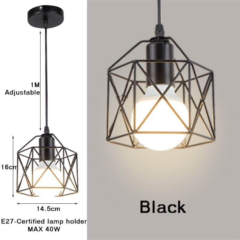 Velori Retro Pendant Light With Iron Finish For Any Room