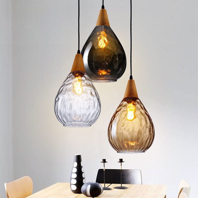 Liora Glass Pendant Lights in Nordic Handmade Style
