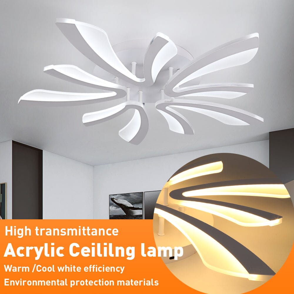 Novae Spiral LED Ceiling Light Geometric Modern Design