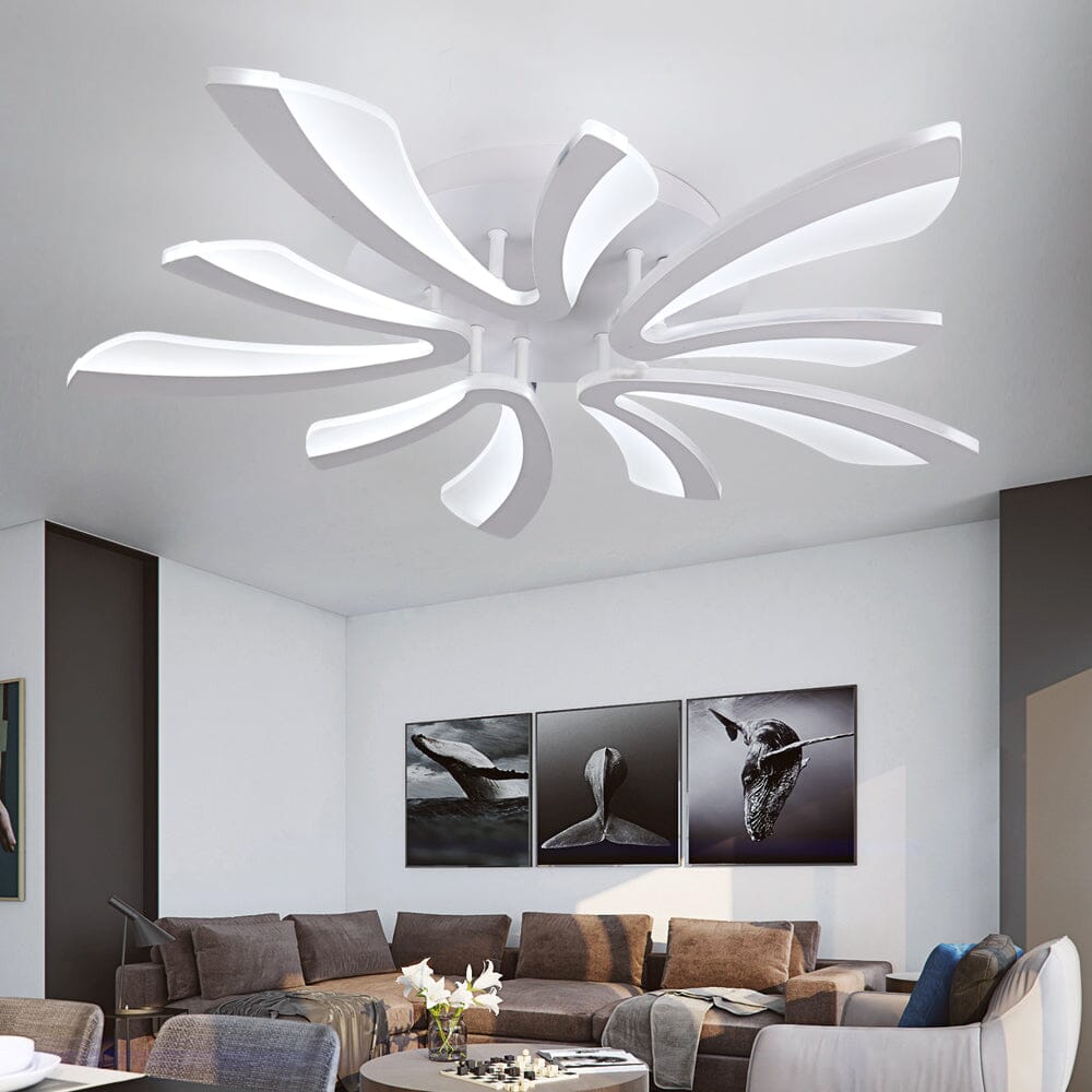Novae Spiral LED Ceiling Light Geometric Modern Design