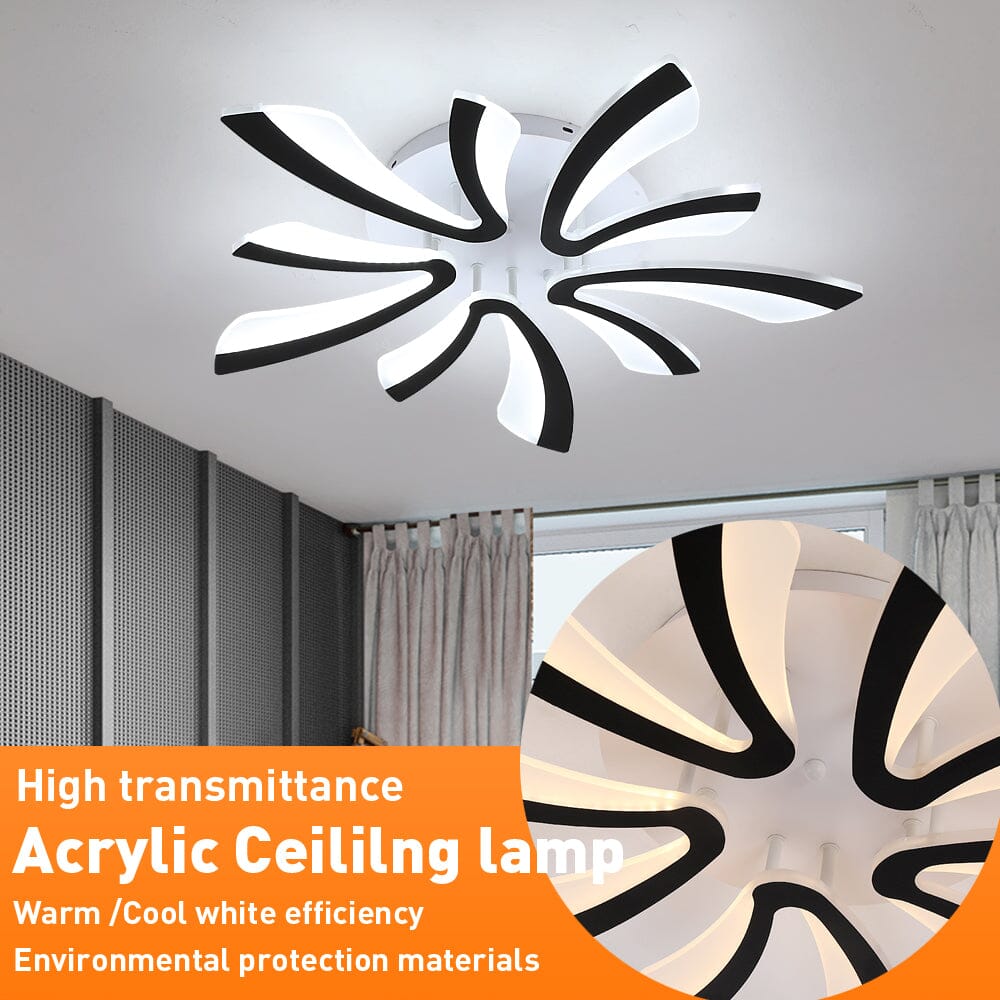 Novae Spiral LED Ceiling Light Geometric Modern Design