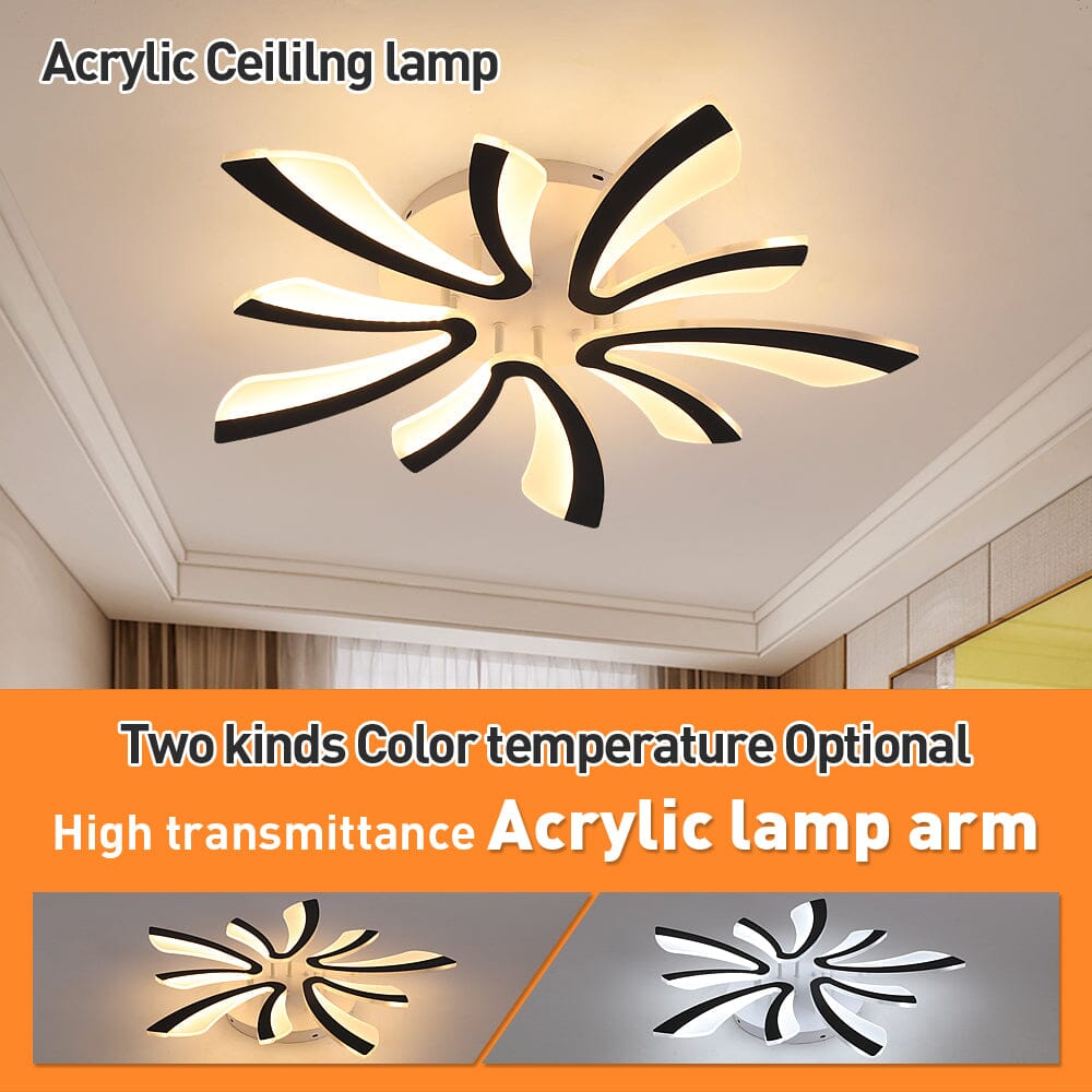 Novae Spiral LED Ceiling Light Geometric Modern Design