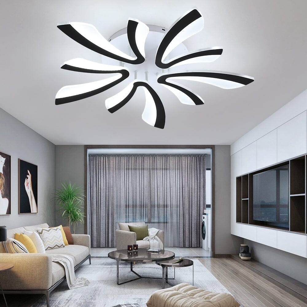 Novae Spiral LED Ceiling Light Geometric Modern Design