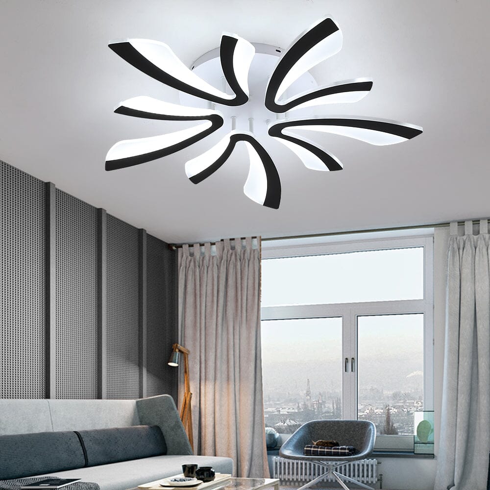 Novae Spiral LED Ceiling Light Geometric Modern Design