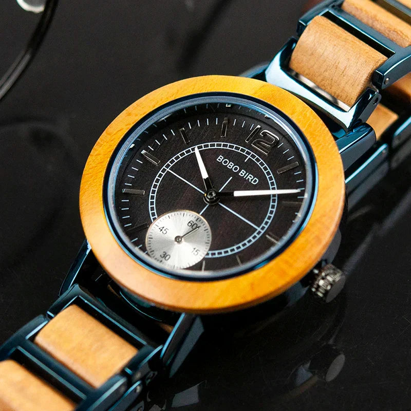 Noah - Luxury Wooden Men's Watch | Waterproof Quartz Timepiece